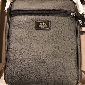 Coach men crossbody flight bag